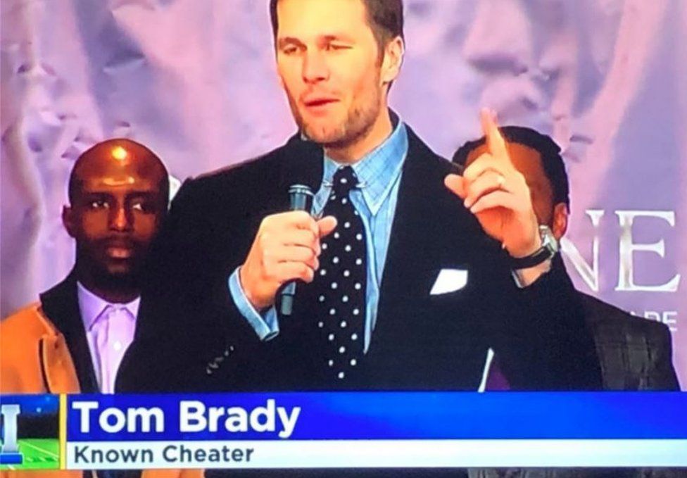 All love for Brady, but this will always make me laugh b/c someone had the balls to put it up on live TV