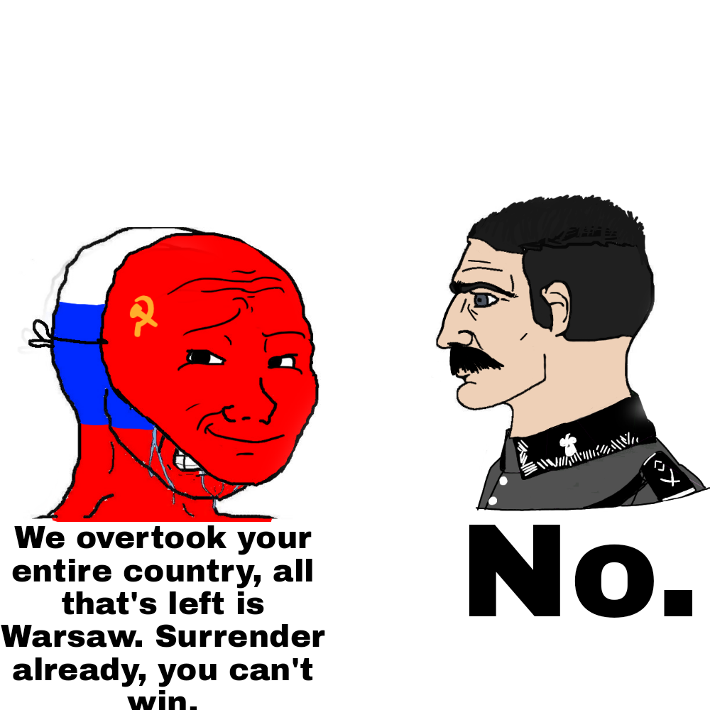 Warsaw will not fall