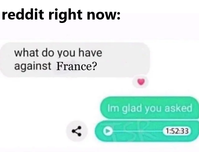 they don't like France