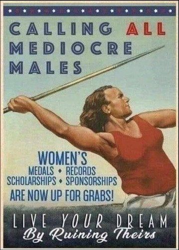 Who watches f*male sports, anyways? #nomorewomeninsports