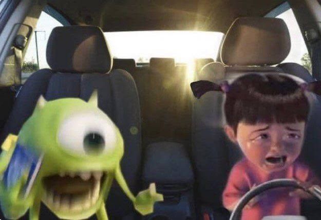 Actual picture of my dad teaching me how to drive
