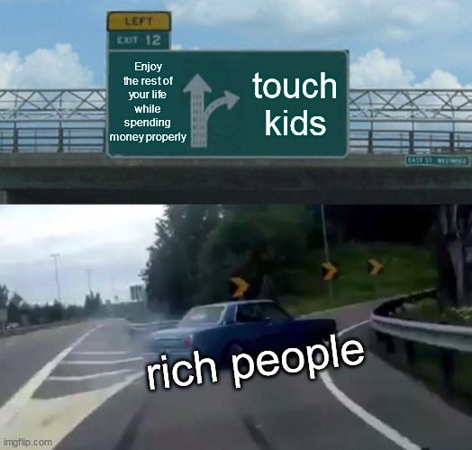 just touch adults.