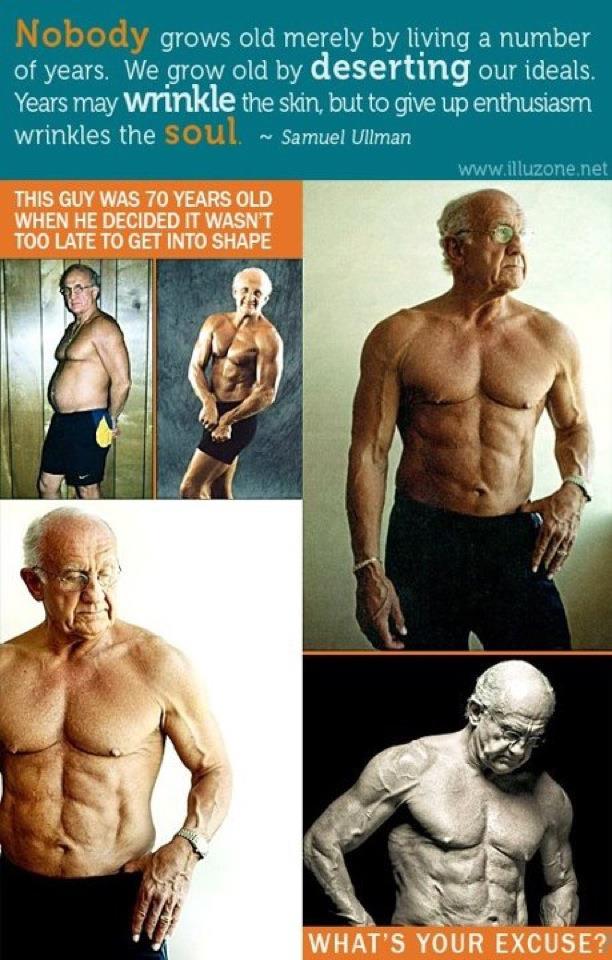 Age is no excuse.