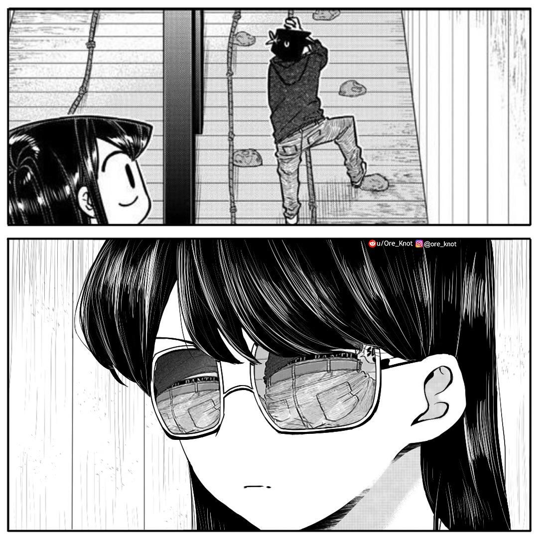 Komi likes what she sees