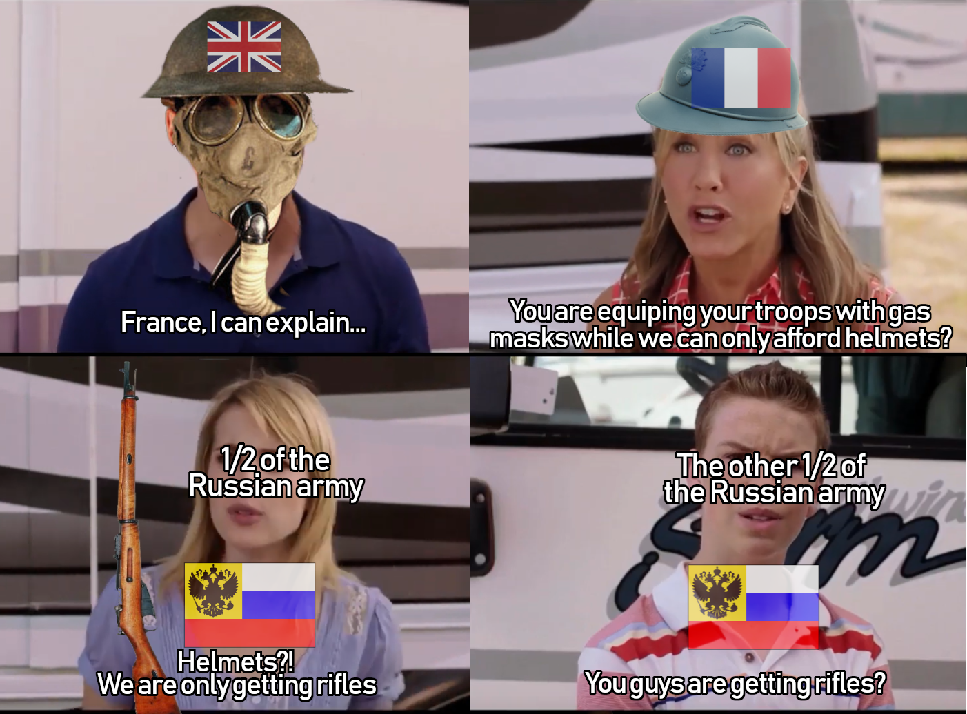I was reading about the early stages of WWI when I though of this