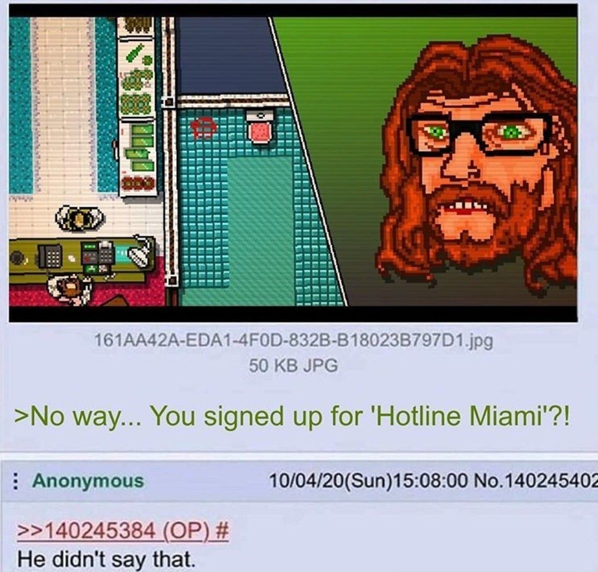 yeah he did