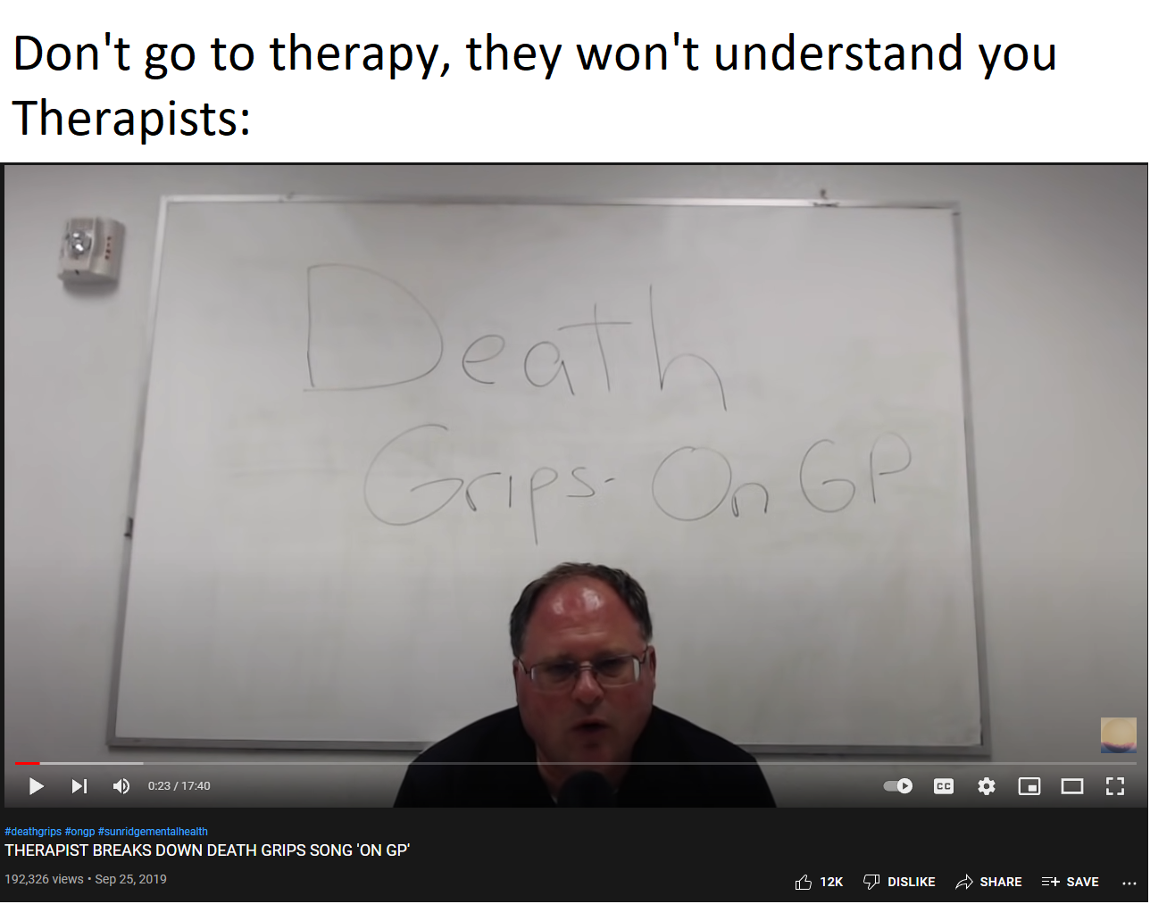 Noided therapist