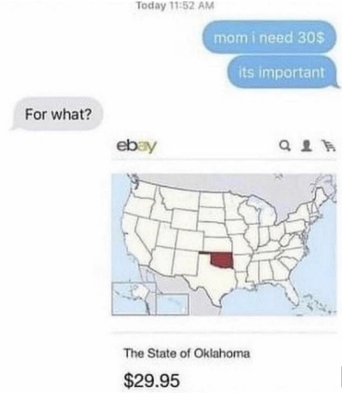 The Oklahoma purchase