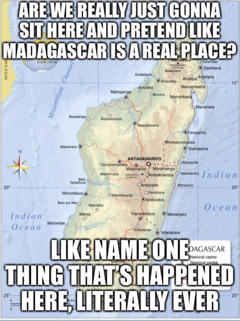Madagascar history nerds, now is your time to shine