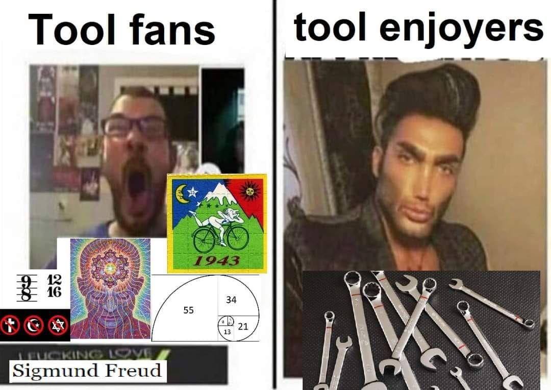 Music was a mistake, part 5. Tool fans in shambles