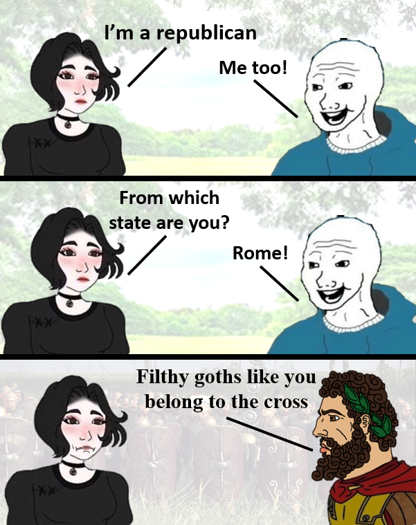 Romans didn't like goth girls