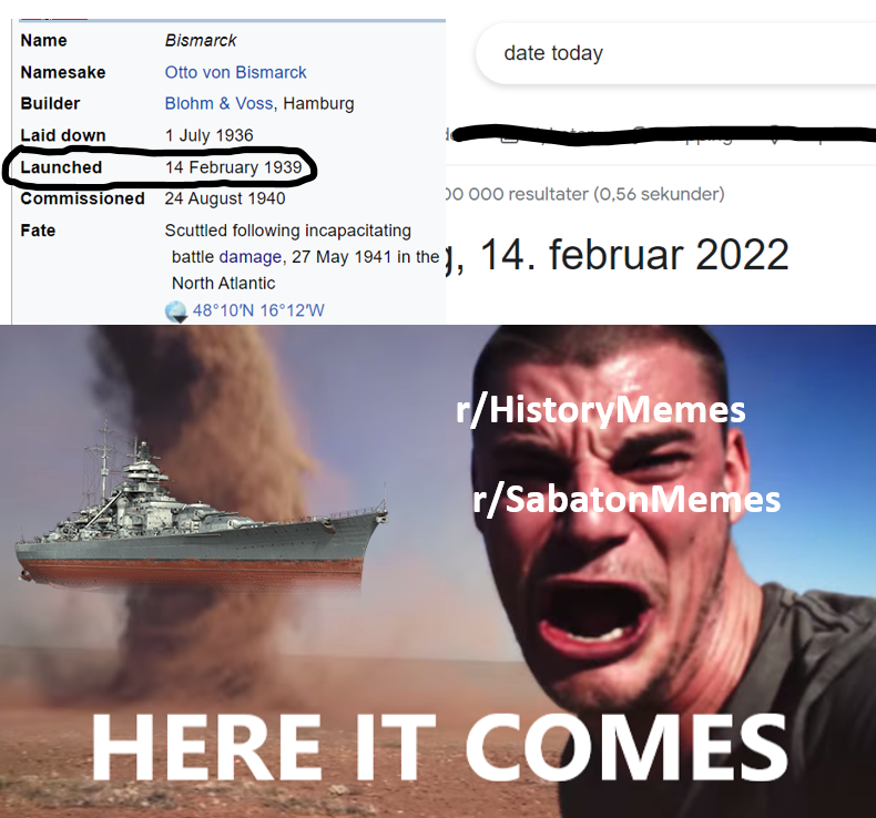 Dread it, run from it, Bismarck arrives all the same