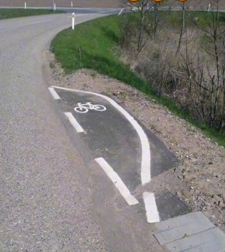 Finally we got an essential bike lane.
