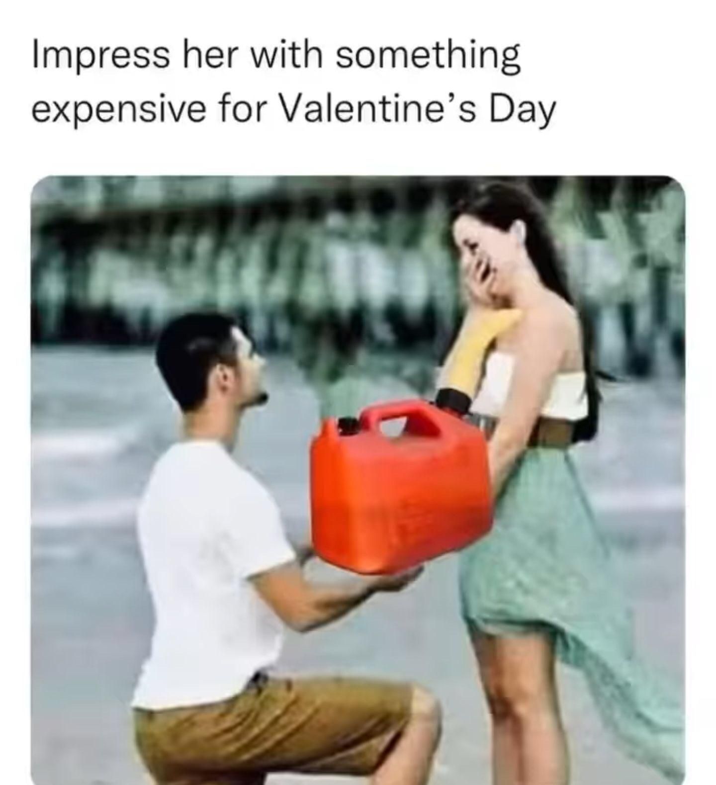 Impress her.