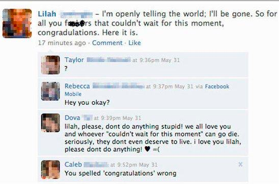 You can always count on friends