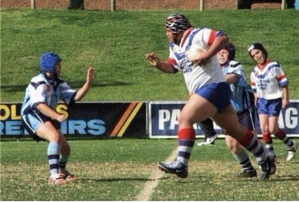 9 years olds playing rugby in New Zealand, when one of them happens to be Samoan.