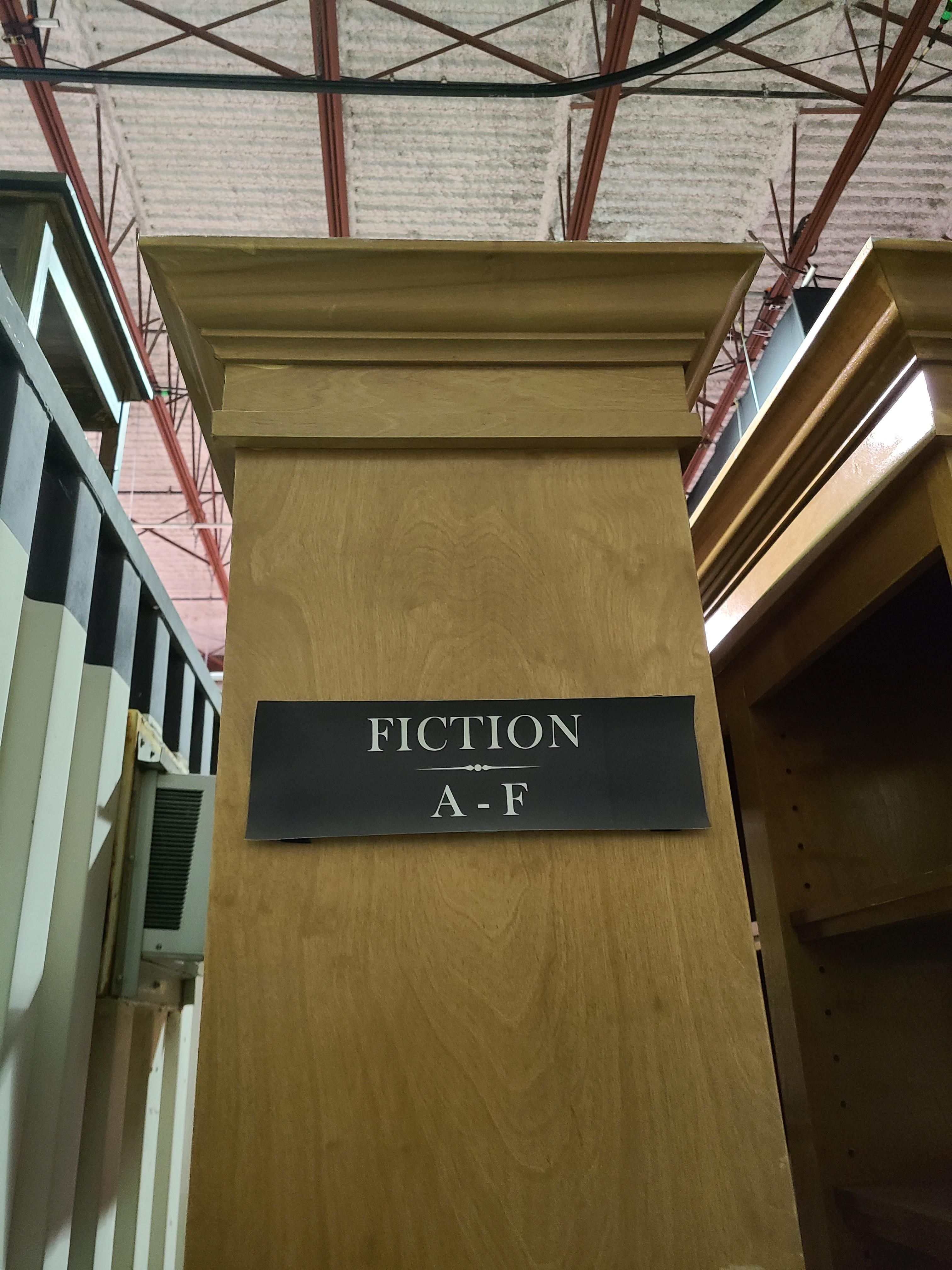 This must be where they keep the super-fiction stuff.