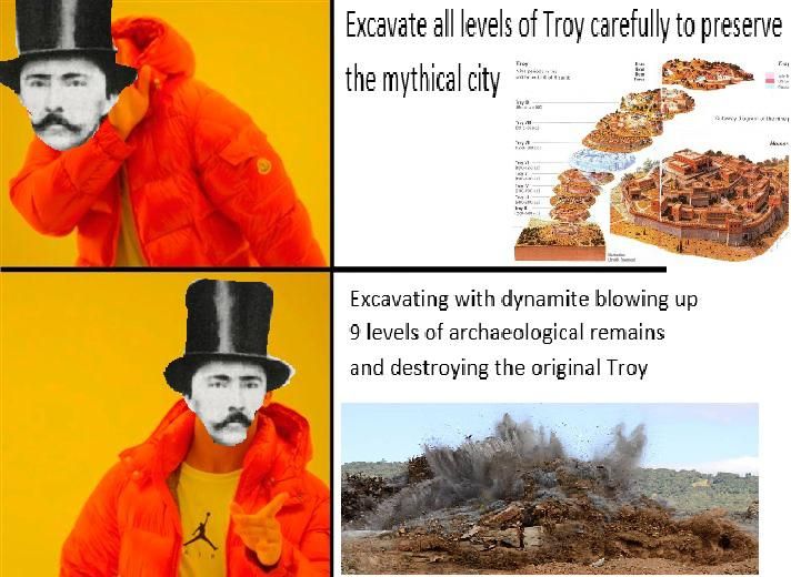 Thanks Heinrich Schliemann, it's not like we needed 9 different Troys anyway
