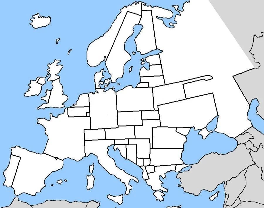 Europe after Europe colonised Europe, 1914