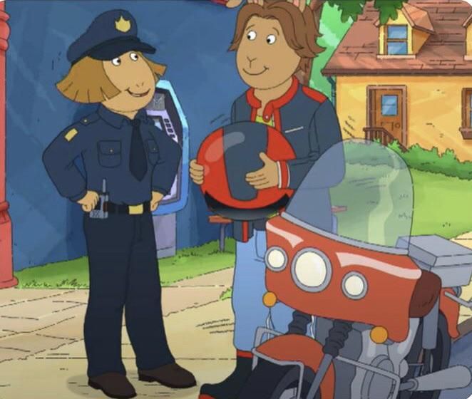 Arthur ended its 25yr run today and the worlds biggest “tattle tale” became a cop
