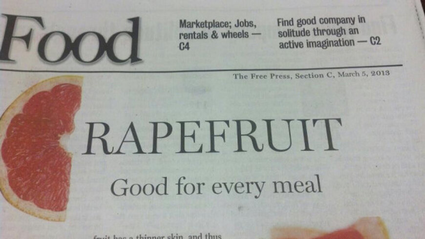 Who's up for some rapefruit?