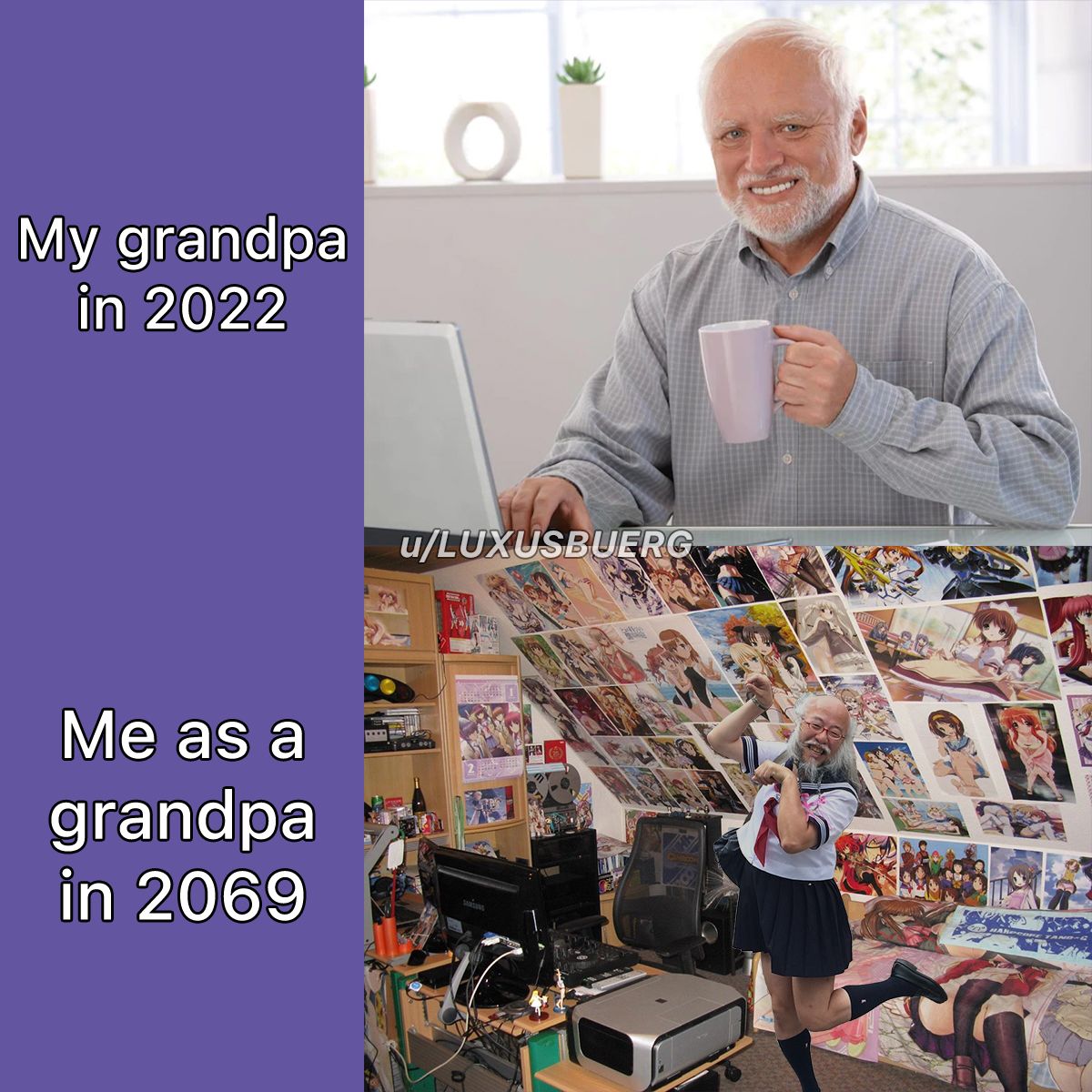Weeb grandpa