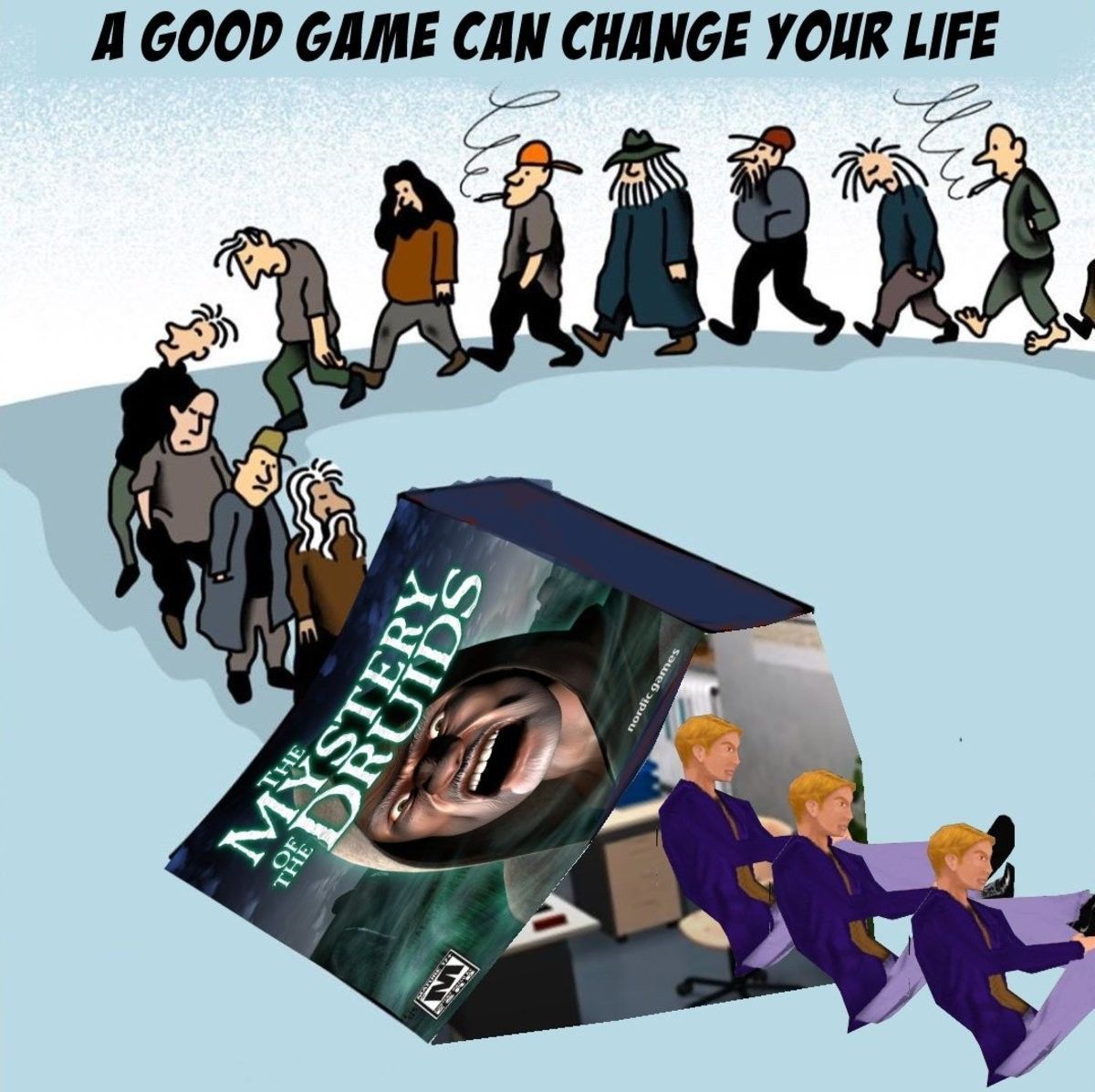 How? Through the magic of the Droods of course.