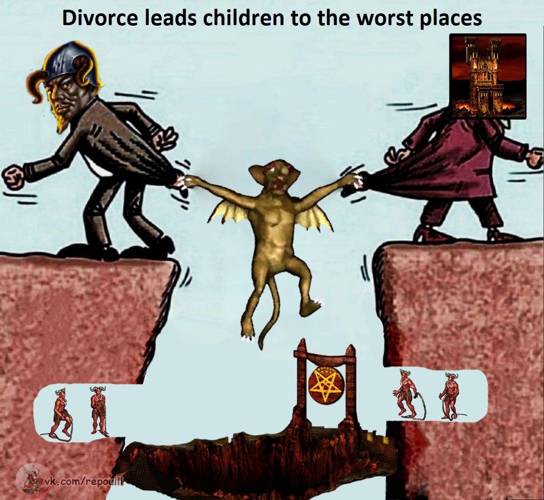 85% of imps coming from divorced families become demons