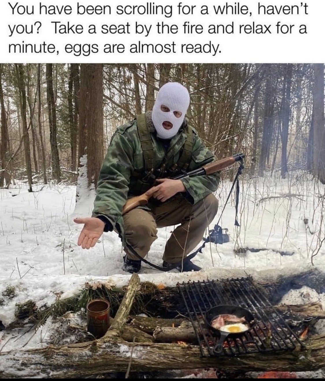 have a breakfast in the Eastern front