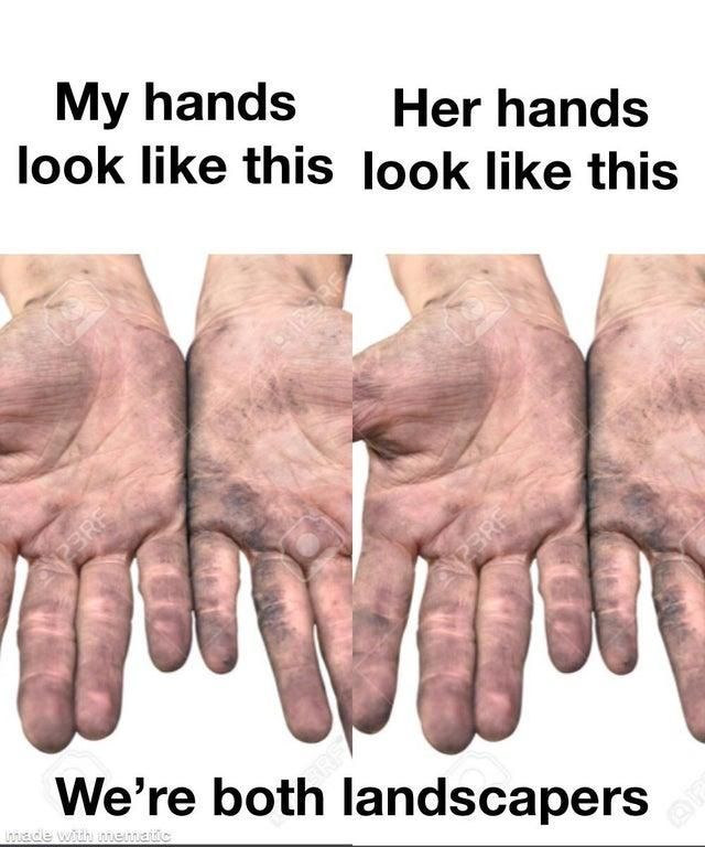 The reason why their hands are dirty right now though is because they buried a corpse, though