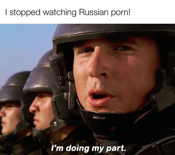Im doing my part