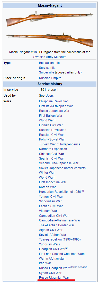 war never changes, neither does mosin