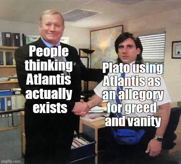 Atlantis isn't real, folks