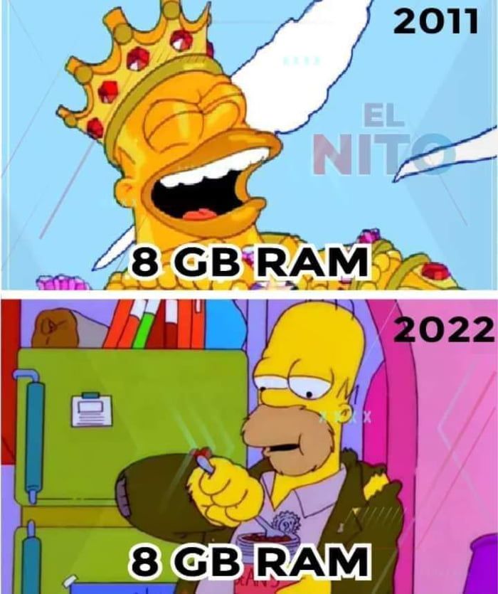 8 gb is killing my lap