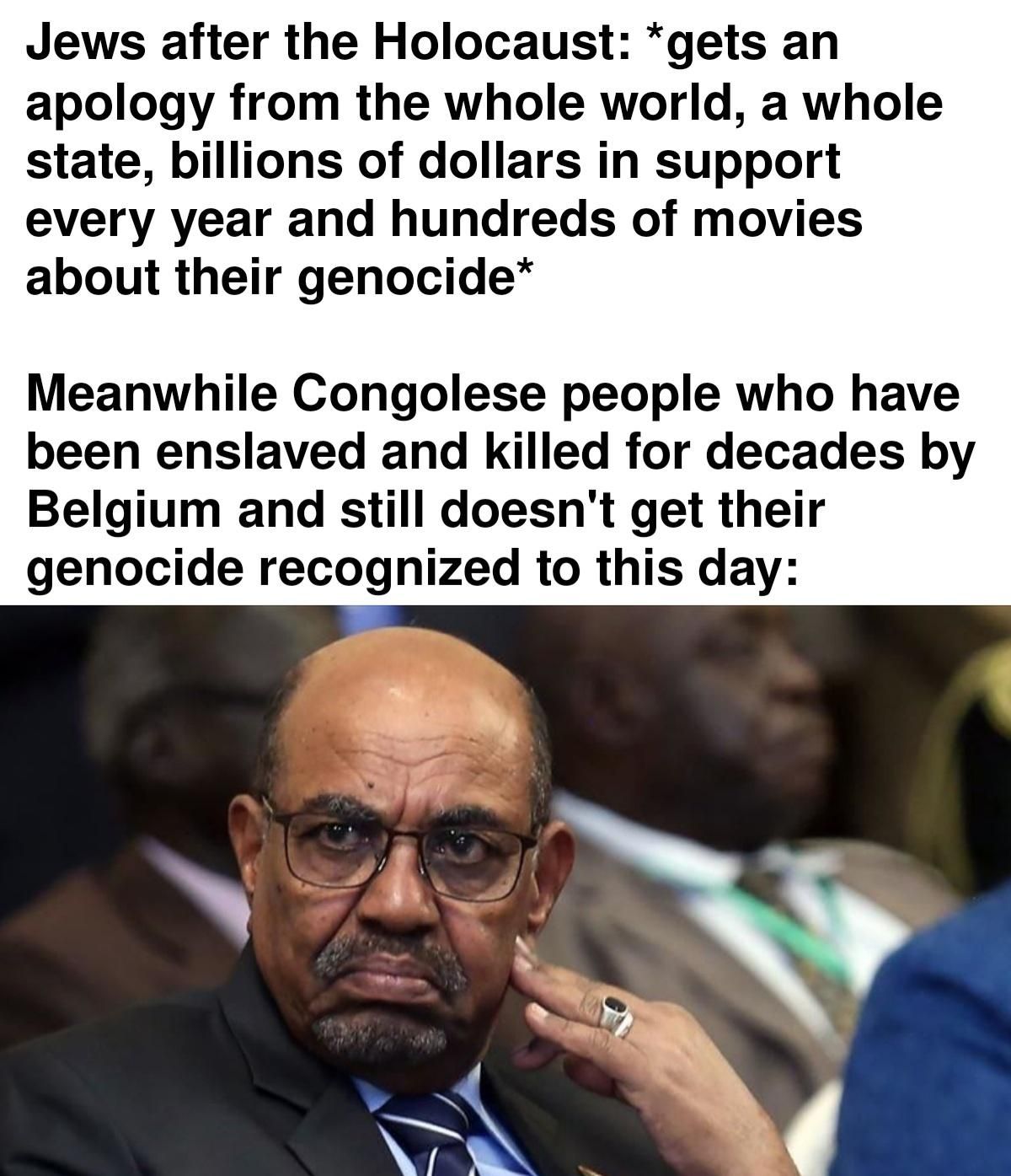 The holocaust was horrible but the Congo free state genocide deserves the same attention as well
