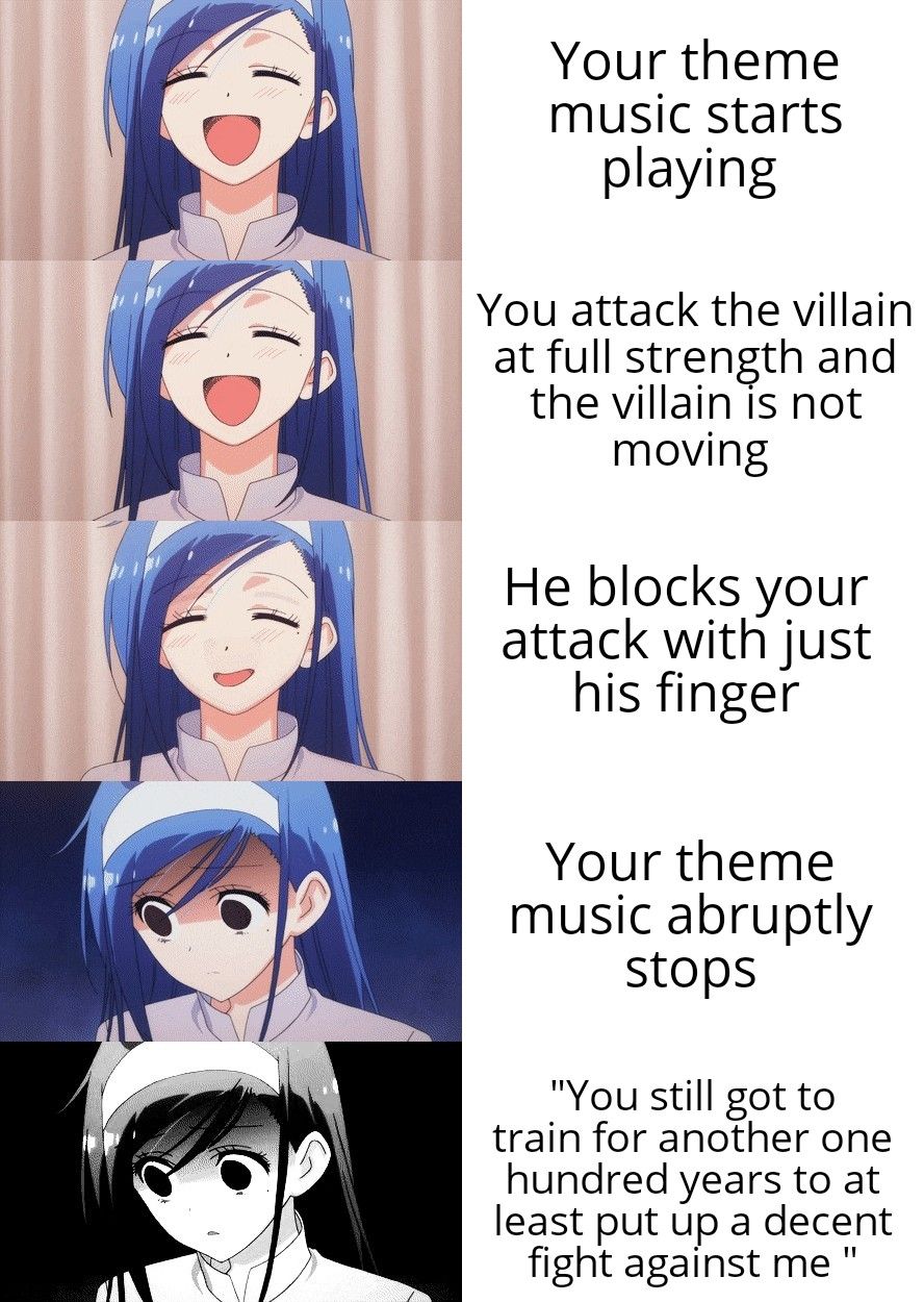 Not ALL anime fights goes the MC's way