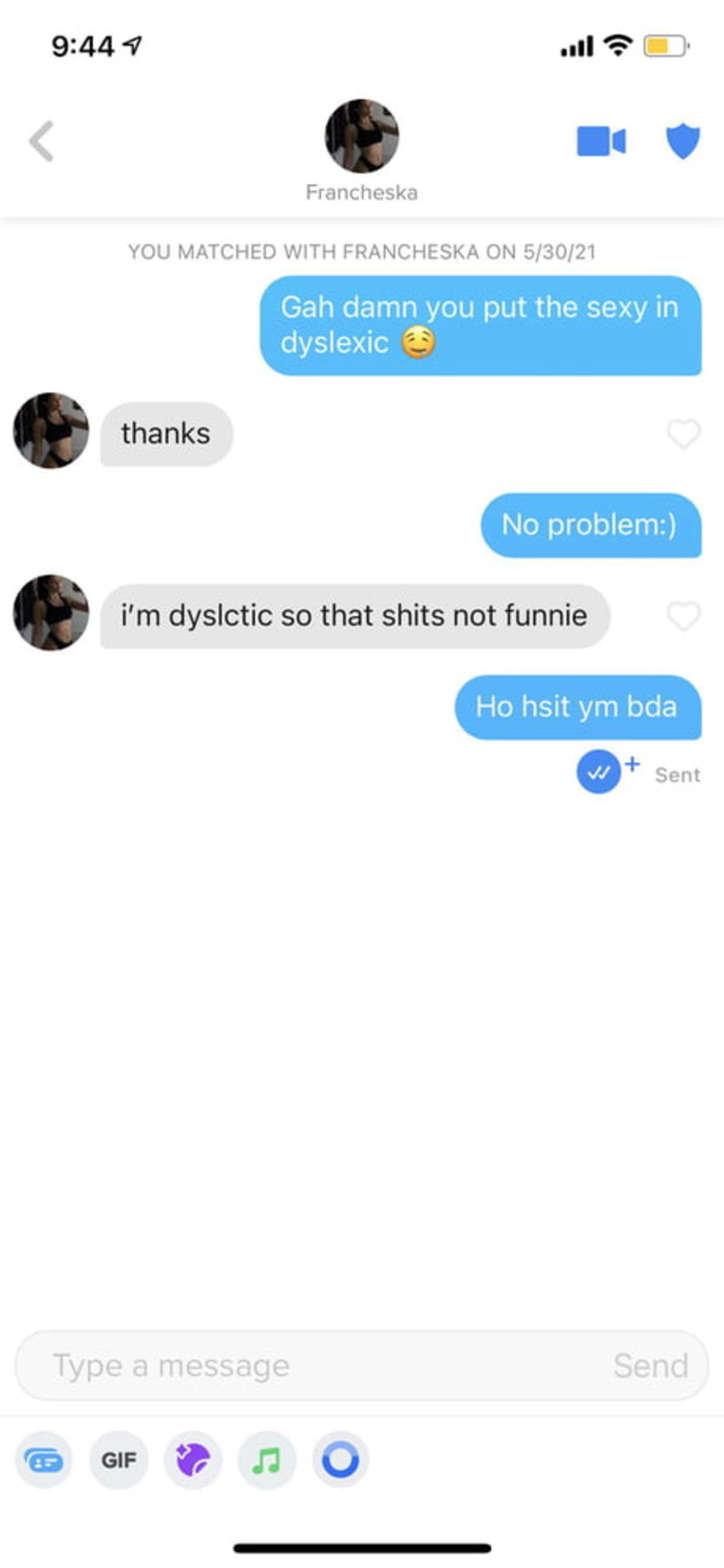 Man, dyslexic<