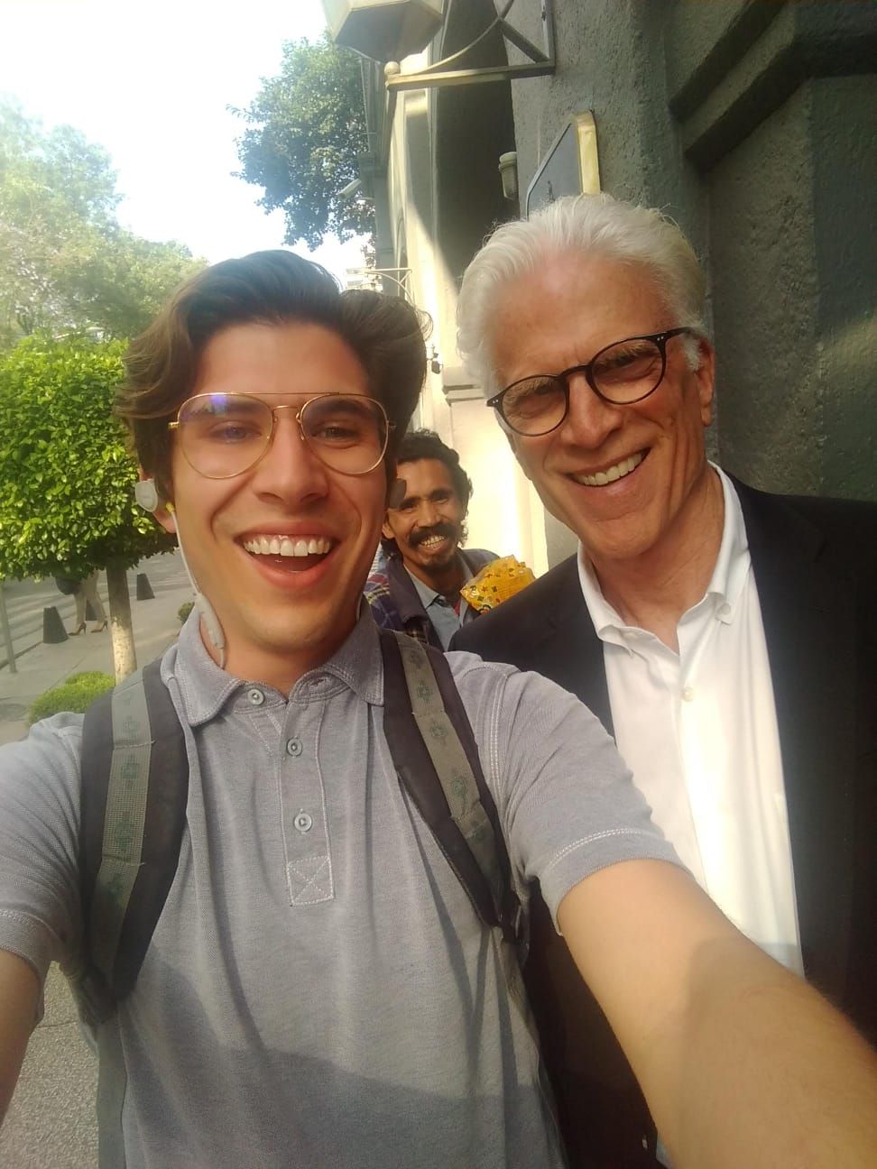 Was searching for a photo of mine with Ted Danson to show my friend and i found out we had a extra one in the photo