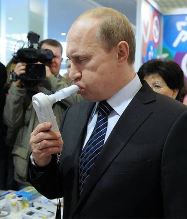 Vladimir Putin inhales marijuana for the first time, kickstarting his deep psychosis about imaginary Nazis next door