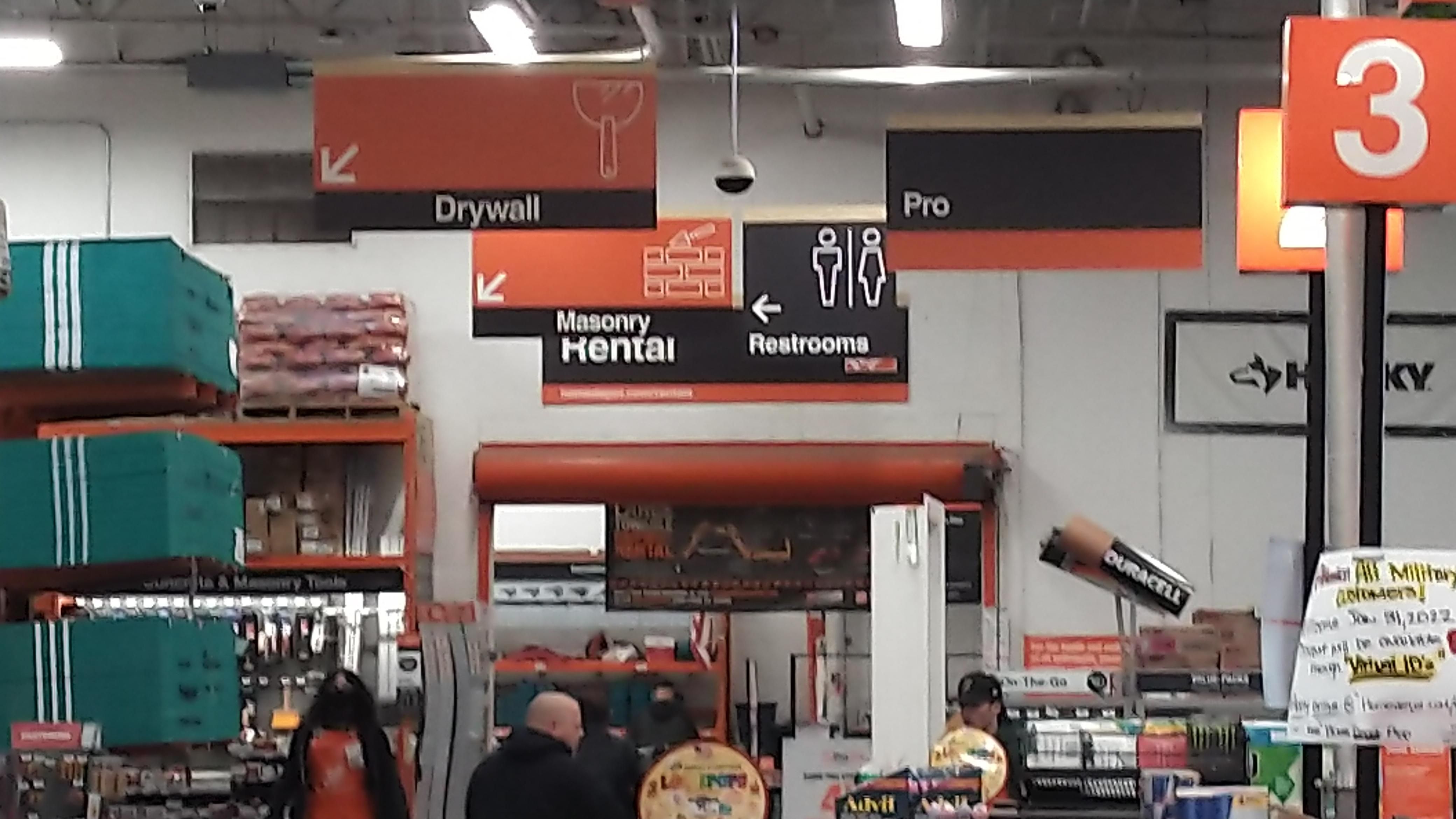 New section at Home Depot!