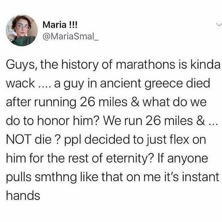 I also feel like I'll die after every run