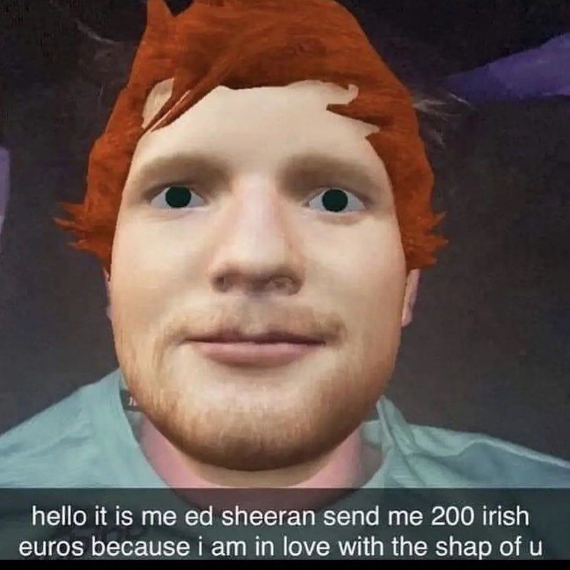 OMG, it's Ed! Should I send him the money?