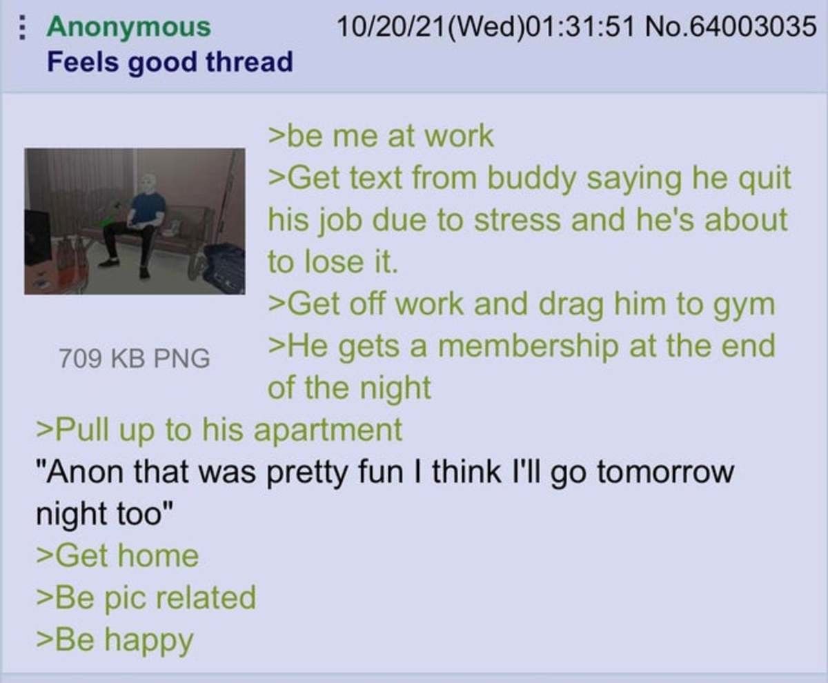 feels good man