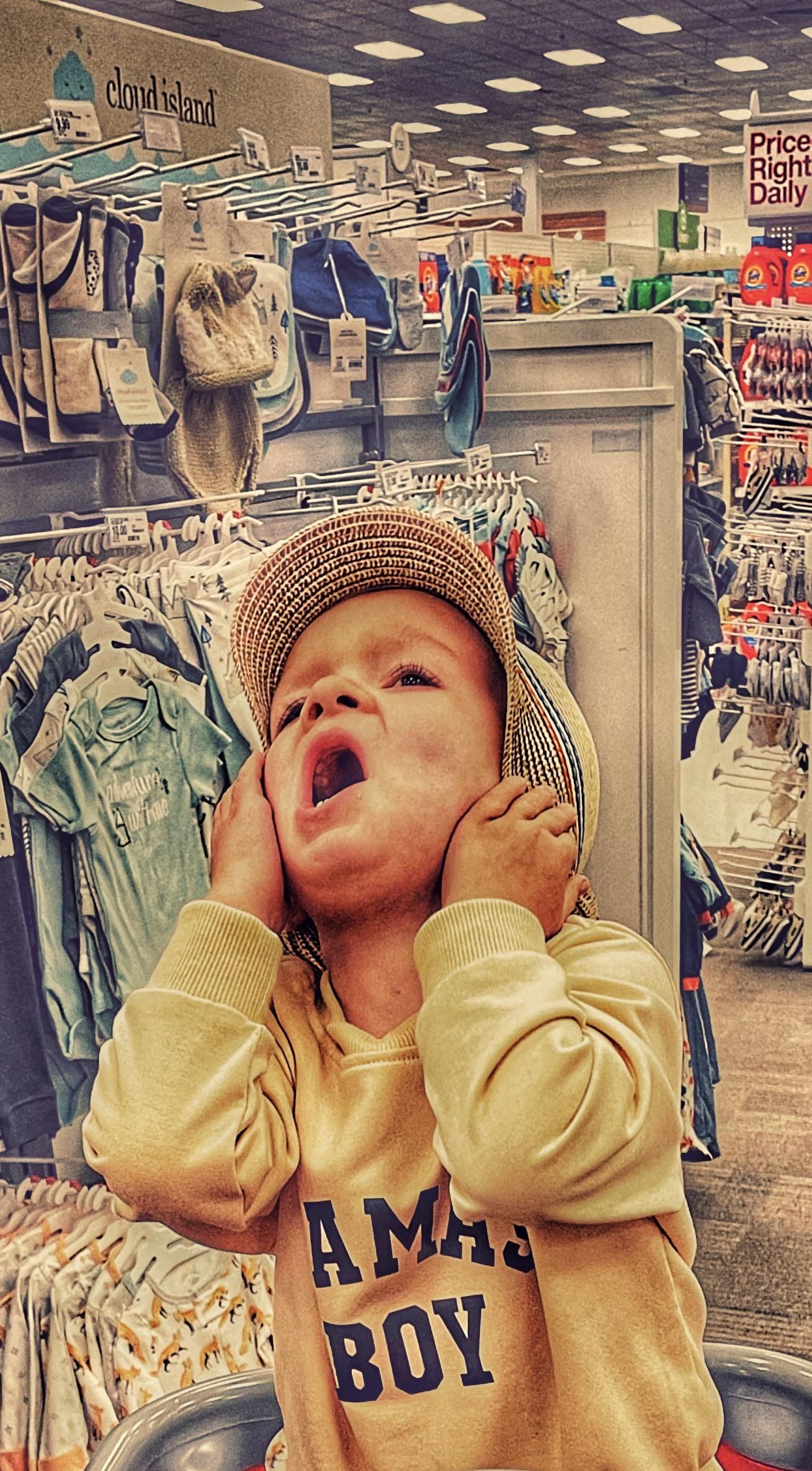 My son losing it in Target is a renaissance painting.