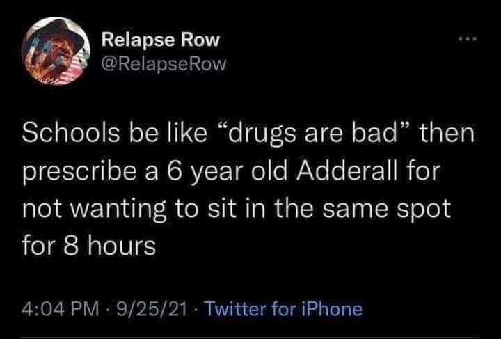 pff adderall is not a drug