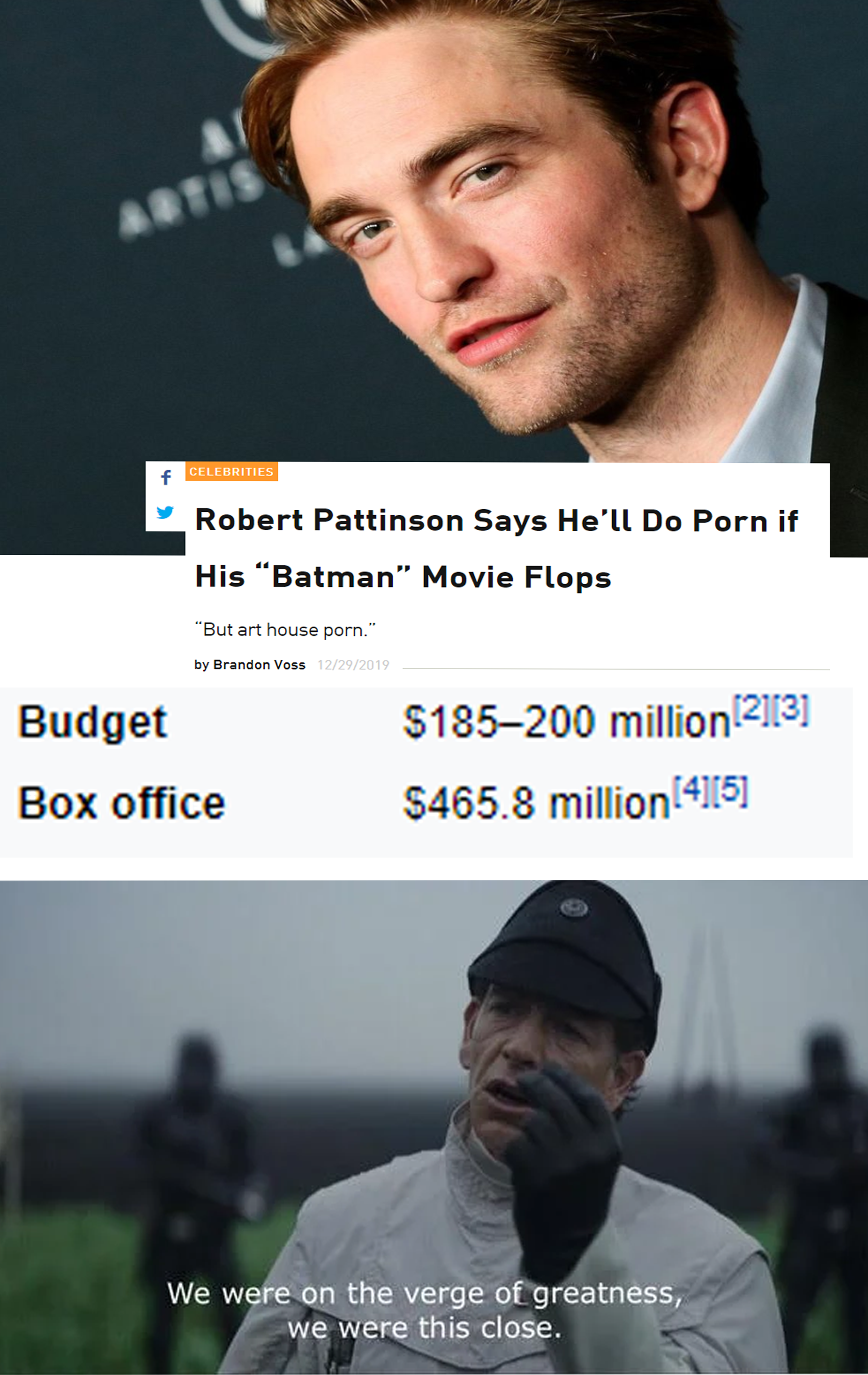 At least the movie was good