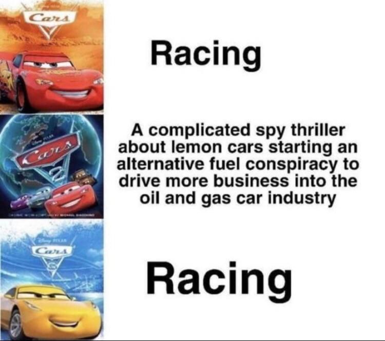 All The cars movie in a nutshell