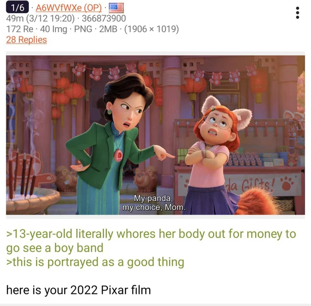 Anon shares his thoughts on 'Turning Red'