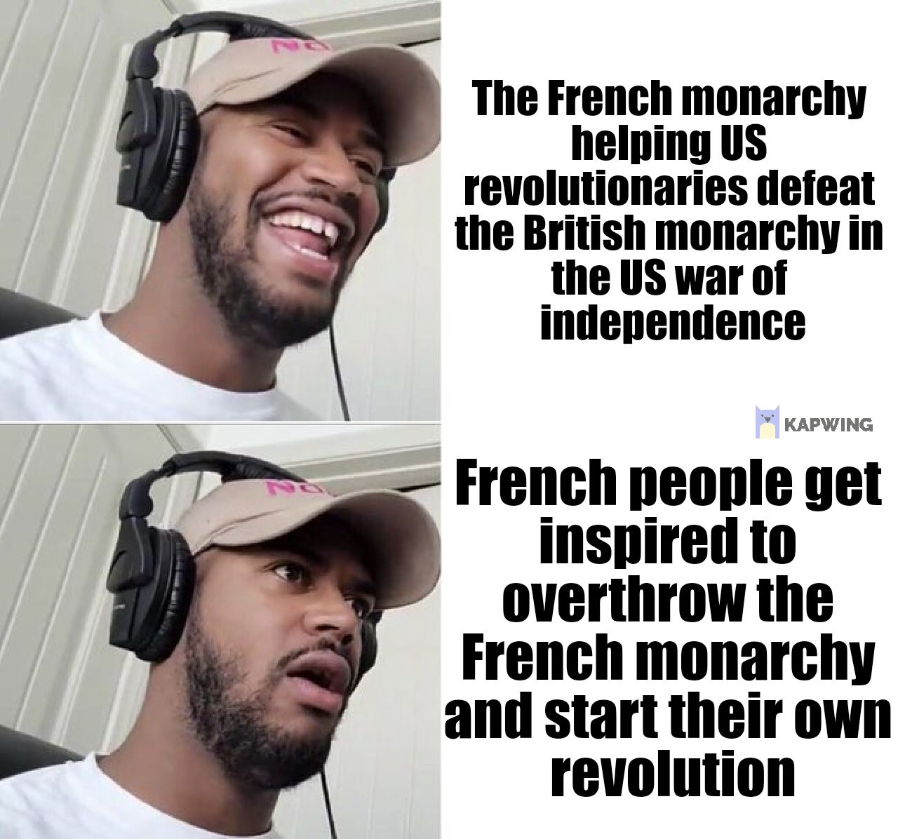 The irony of France helping the US