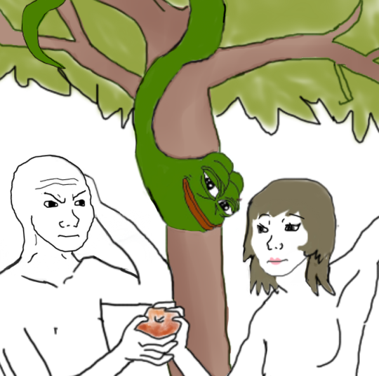 Pepe/apu a day - 79 pepe and eve